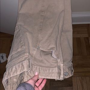 Ag light wash grey/khaki jeans